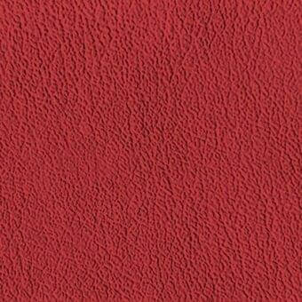 Red faux leather texture with a dense, bumpy pattern and matte finish, displaying a consistent granular surface throughout the frame.
